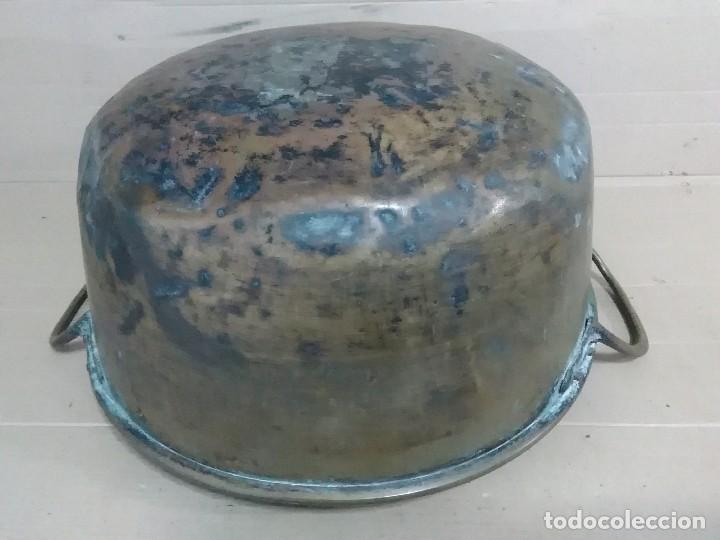 Antig&uuml;edades: Recipiente de cobre antiguo 33 x13 ctms - Foto 6