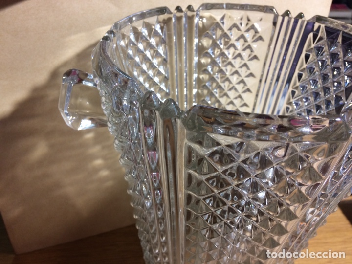 Antig&uuml;edades: Cubitera cristal tallado con asas - Foto 2