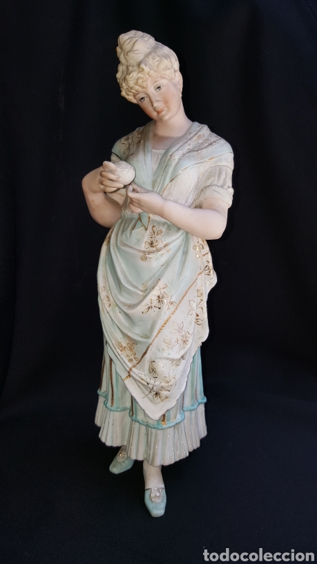 Antig&uuml;edades: FIGURA DE BISCUIT ANTIGUA - Foto 1