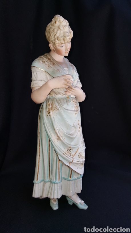 Antig&uuml;edades: FIGURA DE BISCUIT ANTIGUA - Foto 2
