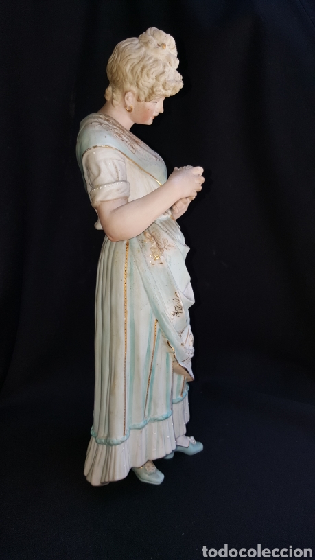 Antig&uuml;edades: FIGURA DE BISCUIT ANTIGUA - Foto 3