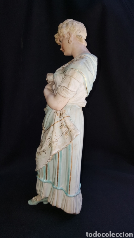 Antig&uuml;edades: FIGURA DE BISCUIT ANTIGUA - Foto 5