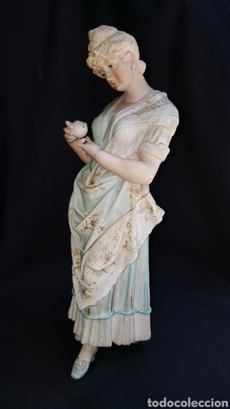 Antig&uuml;edades: FIGURA DE BISCUIT ANTIGUA - Foto 6