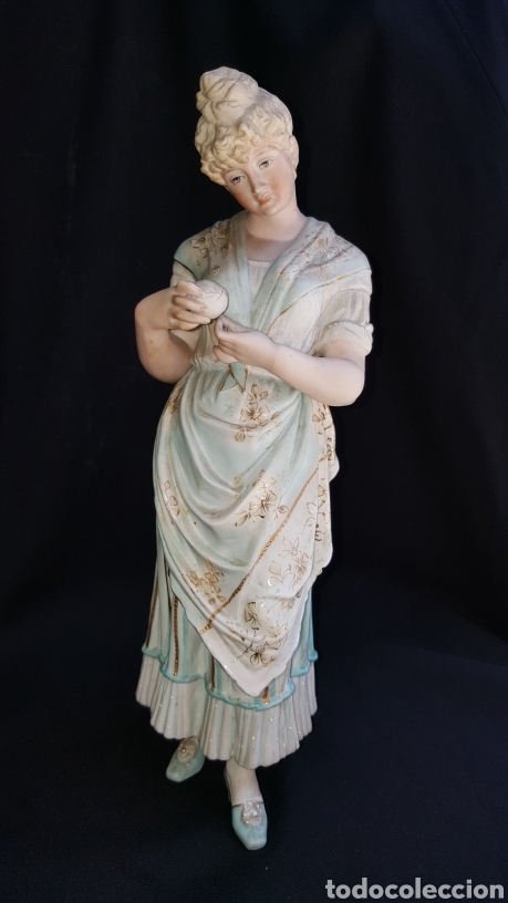 Antig&uuml;edades: FIGURA DE BISCUIT ANTIGUA - Foto 7