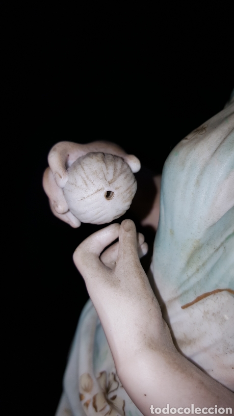 Antig&uuml;edades: FIGURA DE BISCUIT ANTIGUA - Foto 9