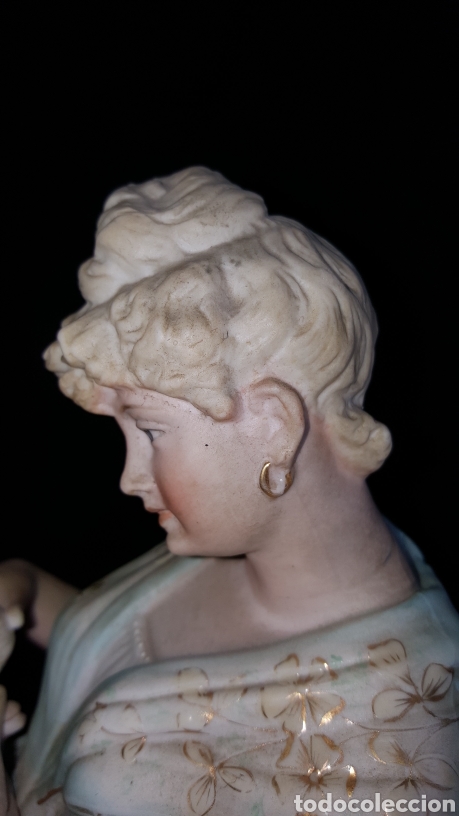 Antig&uuml;edades: FIGURA DE BISCUIT ANTIGUA - Foto 10