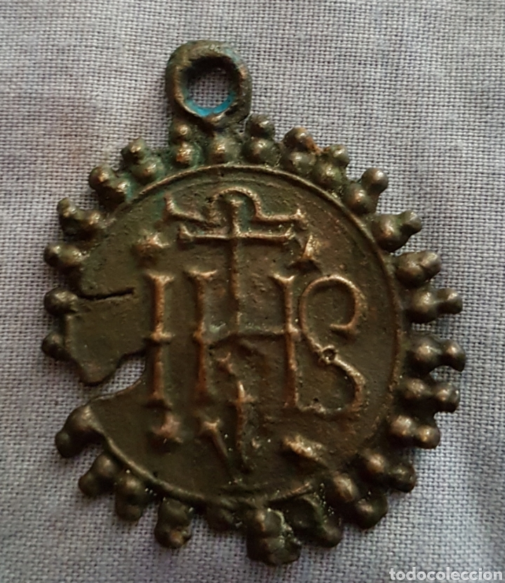 Antig&uuml;edades: Antigua gran medalla IHS fundida - Foto 2