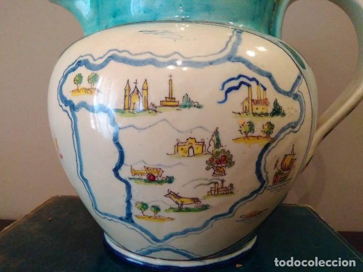Antig&uuml;edades: ANTIGUA JARRA CON MAPA DE ESPA&Ntilde;A CON SELLO - Foto 7