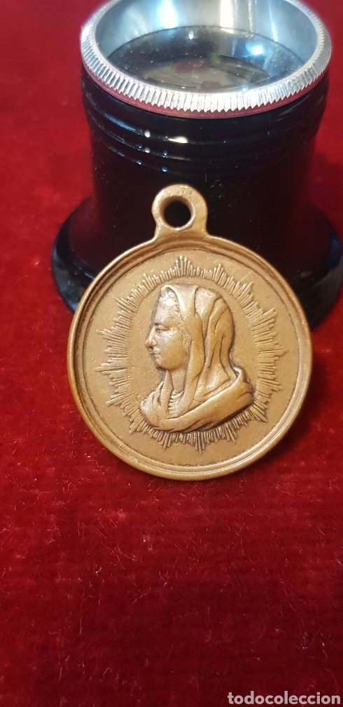 Antig&uuml;edades: Medalla religiosa de P&iacute;o noveno - Foto 2