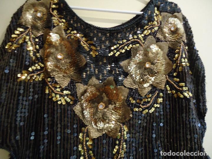 Antig&uuml;edades: BLUSON CUBIERTO DE ABALORIOS - Foto 3