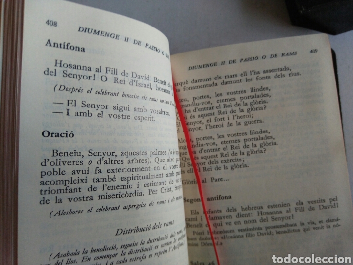 Antig&uuml;edades: Misal en Papel Biblia A&ntilde;o 1966 - Foto 2