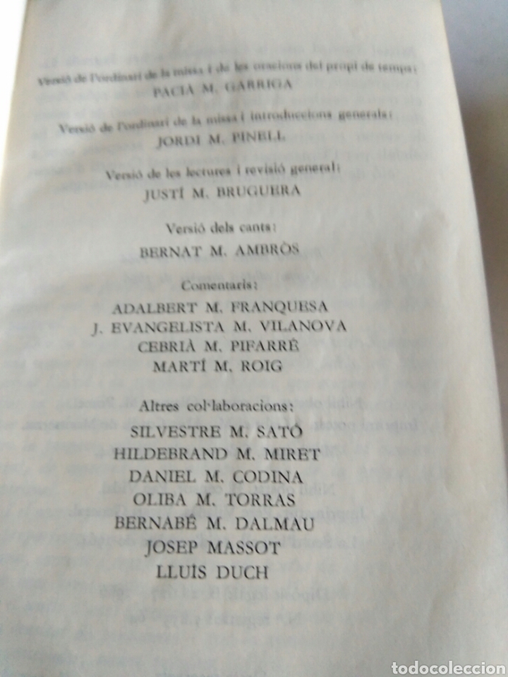 Antig&uuml;edades: Misal en Papel Biblia A&ntilde;o 1966 - Foto 3