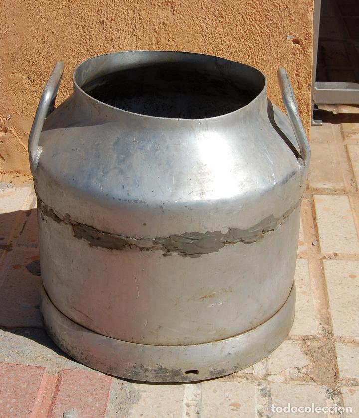 Antig&uuml;edades: LECHERA TARRO DE ORDE&Ntilde;O DE ALUMINIO - Foto 2