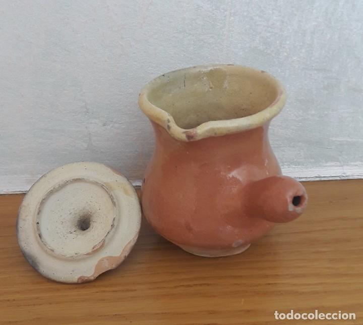 Antig&uuml;edades: Chocolatera en cer&aacute;mica - Foto 1