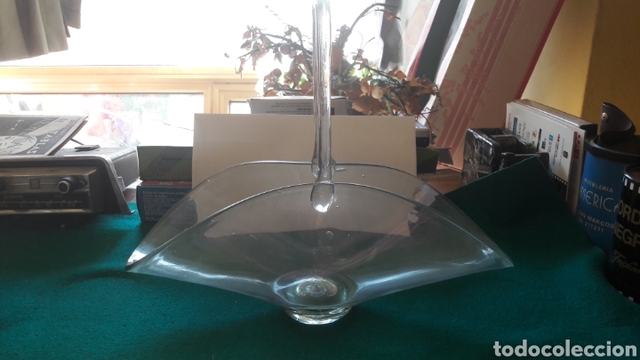 Antig&uuml;edades: Cesto de cristal soplado - Foto 1