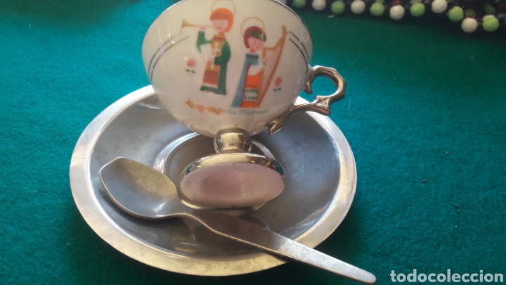 Antig&uuml;edades: Tacita primera comunion - Foto 1