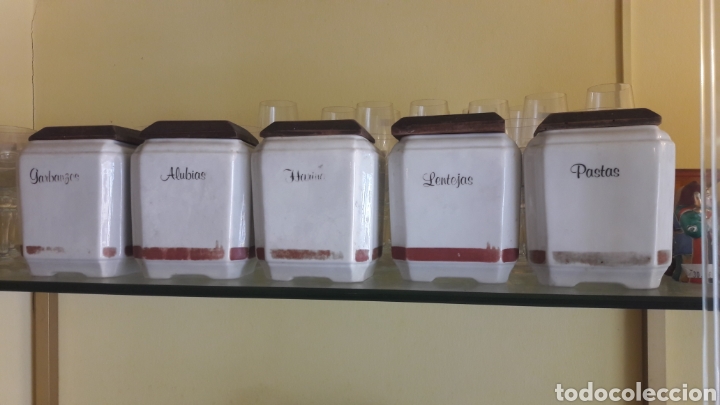 Antig&uuml;edades: Botes de cocina 4 piezas - Foto 1