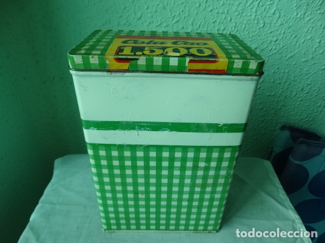 Antig&uuml;edades: Caja Cola Cao verde - Foto 6