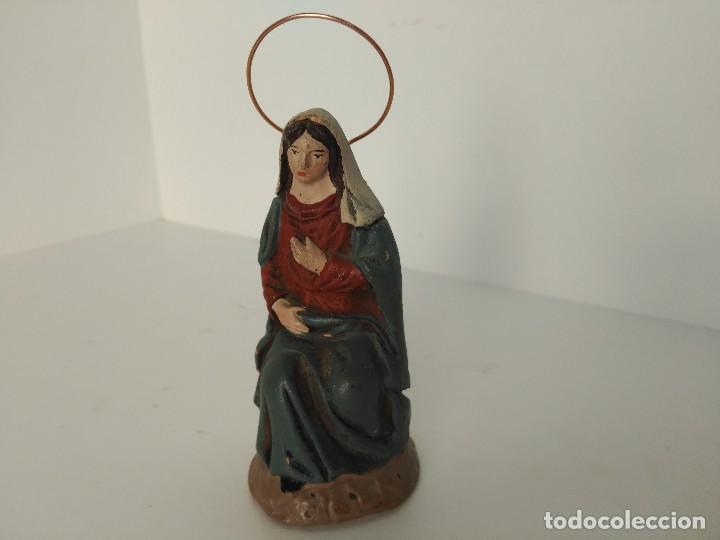 Antig&uuml;edades: Antigua virgen de terracota - Foto 1