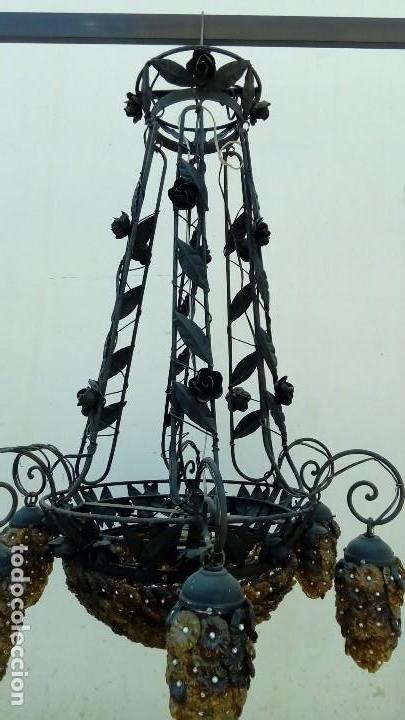 Antig&uuml;edades: lampara de techo - Foto 4