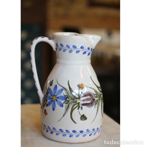 Antig&uuml;edades: Jarra de cer&aacute;mica de Talavera - Foto 3