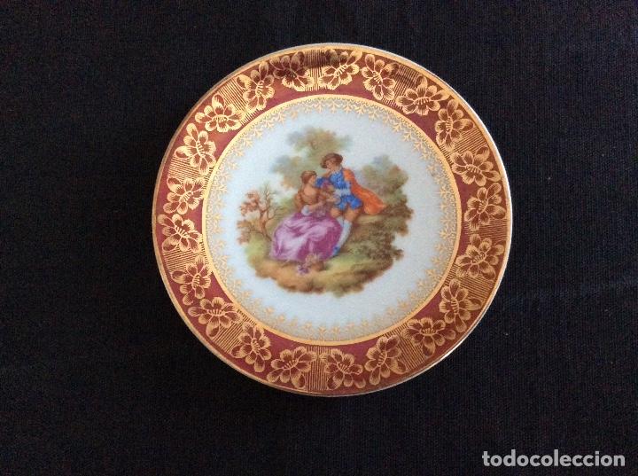 Antig&uuml;edades: Platillo decorativo Limoges - Foto 1