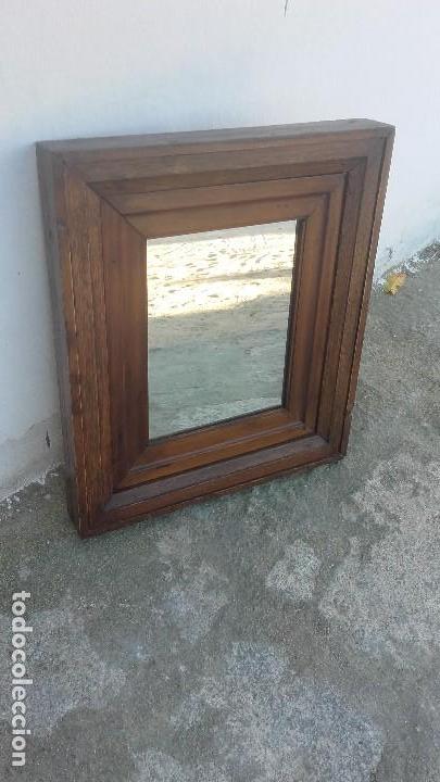 Antig&uuml;edades: Espejo de madera - Foto 1