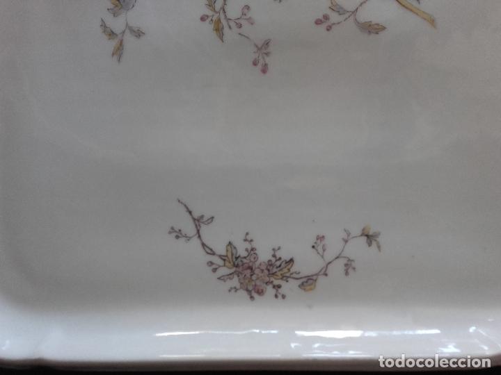 Antig&uuml;edades: Bandeja porcelana pintada - Foto 3