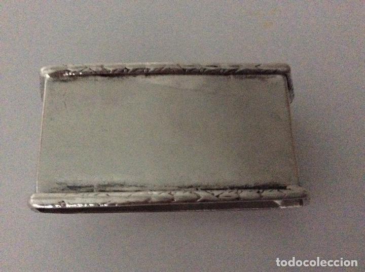 Antig&uuml;edades: Antiguo servilletero de plata - Foto 2