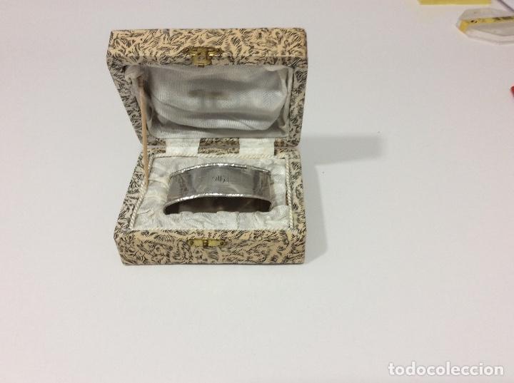 Antig&uuml;edades: Antiguo servilletero de plata - Foto 7