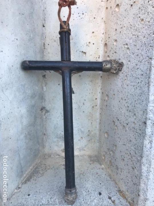 Antig&uuml;edades: Crucifijo, madera - Foto 5