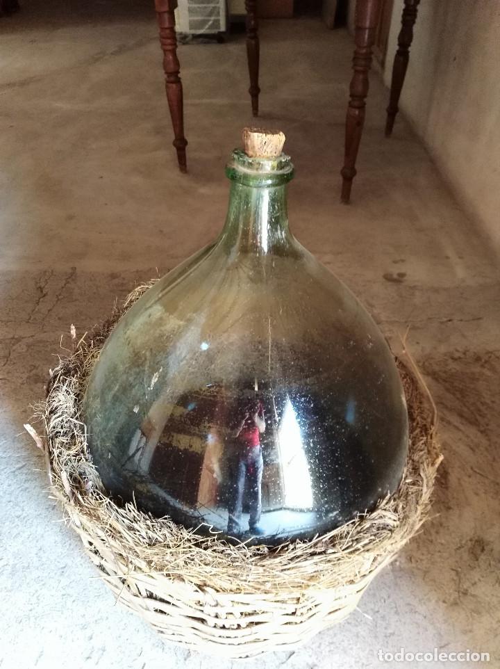 damajuana gigante garrafa vidrio soplado de 50 - Acheter Autres objets  anciens en cristal et en verre sur todocoleccion