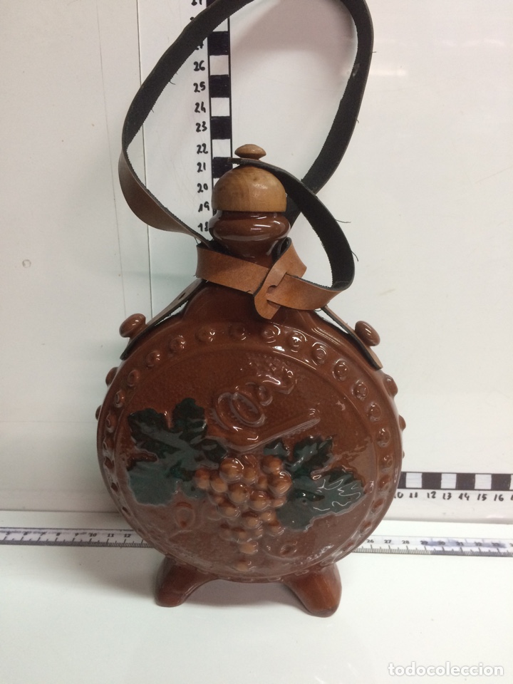 Antig&uuml;edades: Cantimplora ceramica - Foto 1