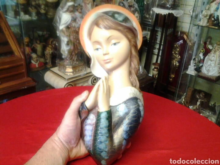 Antig&uuml;edades: Virgen Maria para colgar en pared - Foto 1