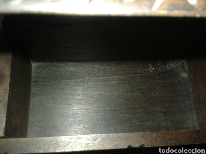 Antig&uuml;edades: ANTIGUO COFRE MADERA TALLADA - Foto 6