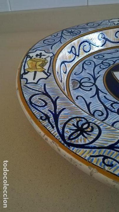 Antig&uuml;edades: Plato de Manises.Diametro 40 cm - Foto 7