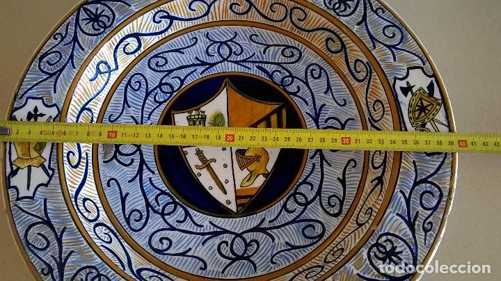 Antig&uuml;edades: Plato de Manises.Diametro 40 cm - Foto 9