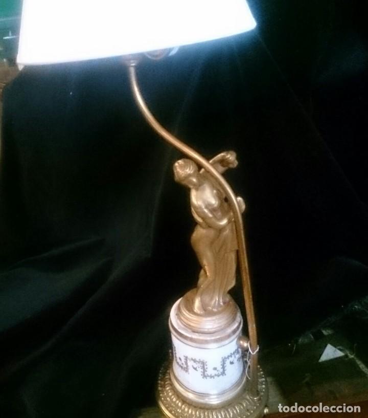 Antig&uuml;edades: Lampara antigua de sobremesa - Foto 1