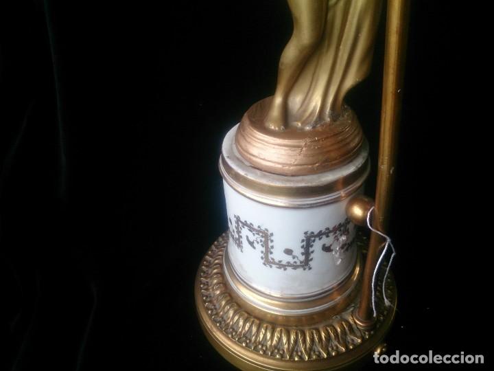 Antig&uuml;edades: Lampara antigua de sobremesa - Foto 4