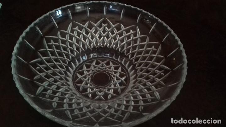 Antig&uuml;edades: ANTIGUO CENTRO DE MESA DE CRISTAL TALLADO. - Foto 5