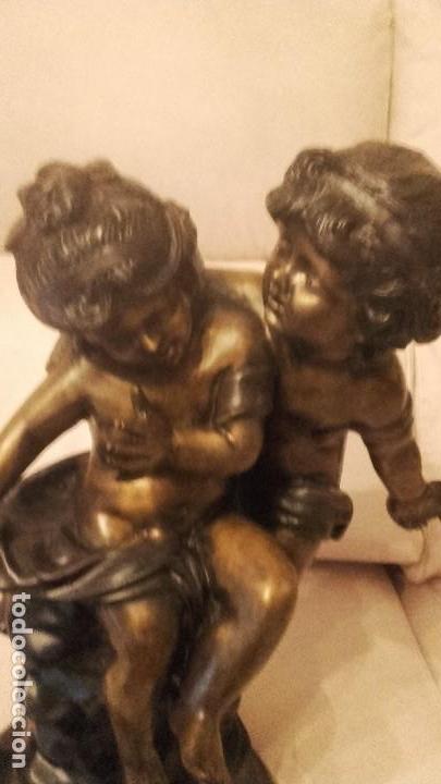 Antig&uuml;edades: Escultura de bronce A.Moreau - Foto 2
