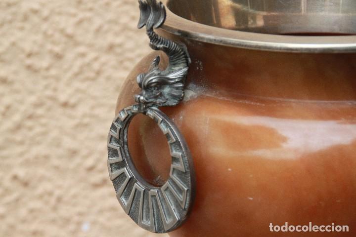 Antig&uuml;edades: Objeto de plata de ley y de alabastro - Foto 2