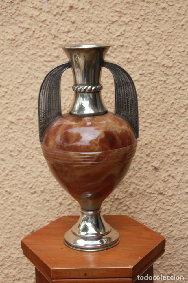Antig&uuml;edades: Objeto de plata de ley y de alabastro - Foto 1