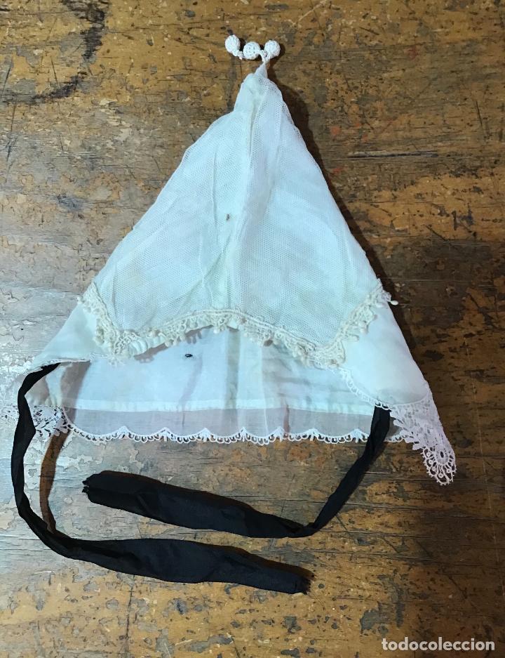 Antig&uuml;edades: GORRO DE NI&Ntilde;OS DE ENCAJE S. XIX - Foto 3