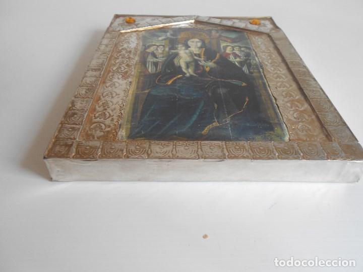 Antig&uuml;edades: cuadro metal lamina - Foto 2