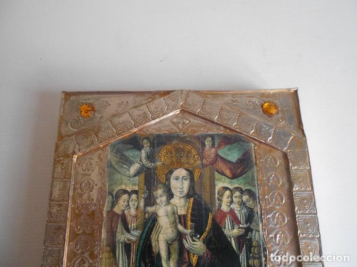 Antig&uuml;edades: cuadro metal lamina - Foto 3