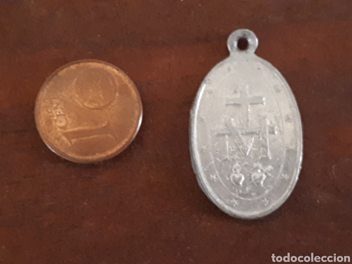 Antig&uuml;edades: Medalla Virgen Mar&iacute;a - Foto 2