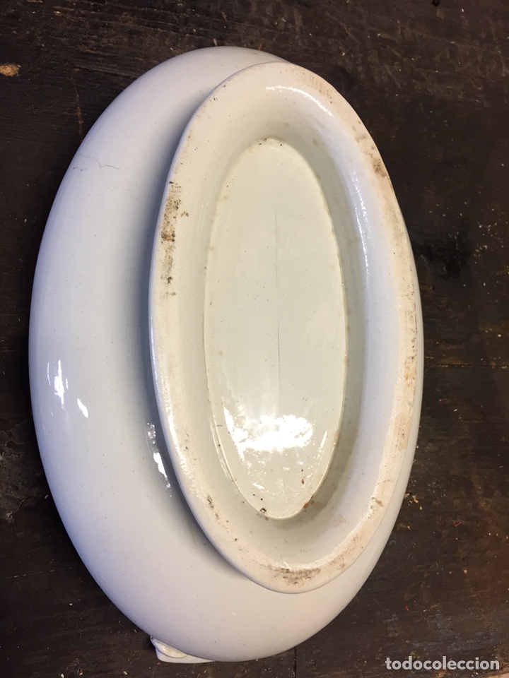 Antig&uuml;edades: Sopera porcelana. Pa - Foto 4