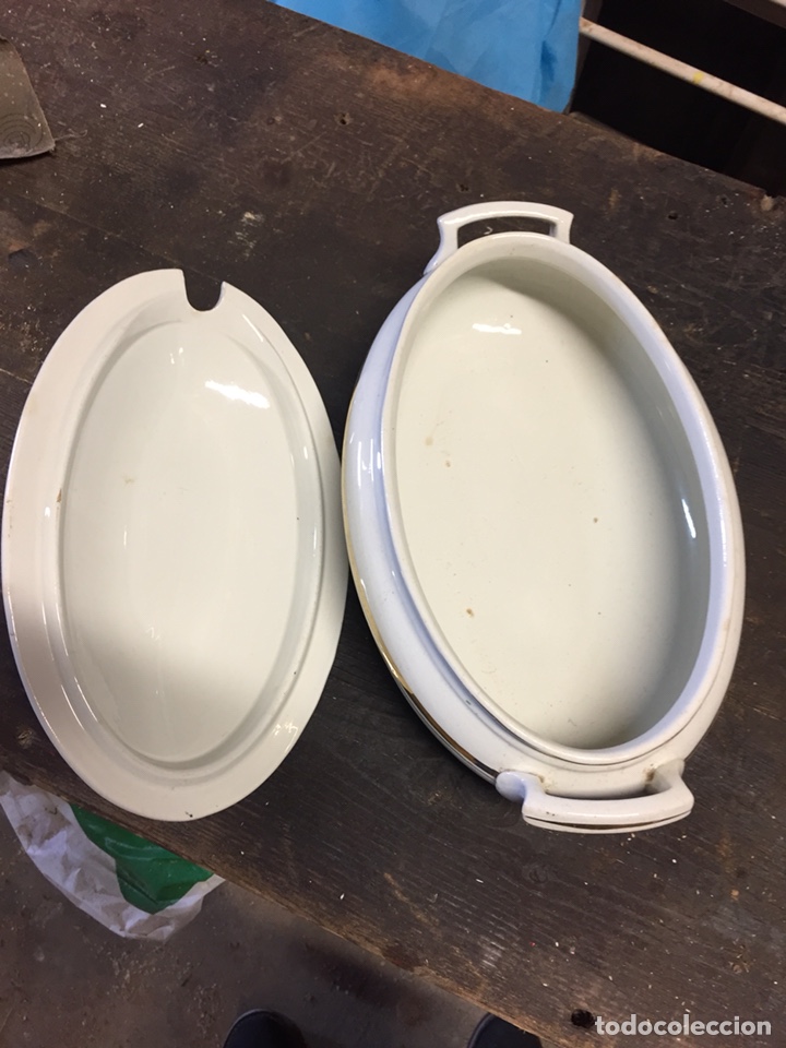 Antig&uuml;edades: Sopera porcelana. Pa - Foto 7