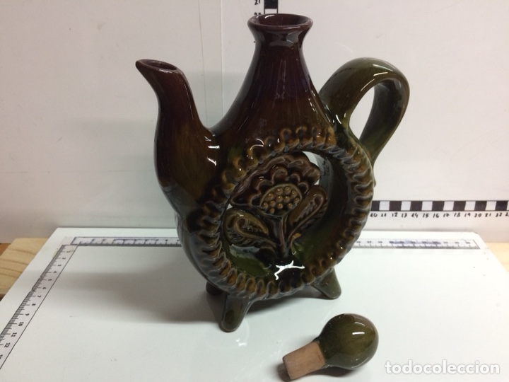 Antig&uuml;edades: Botijo tetera vitrificado - Foto 2
